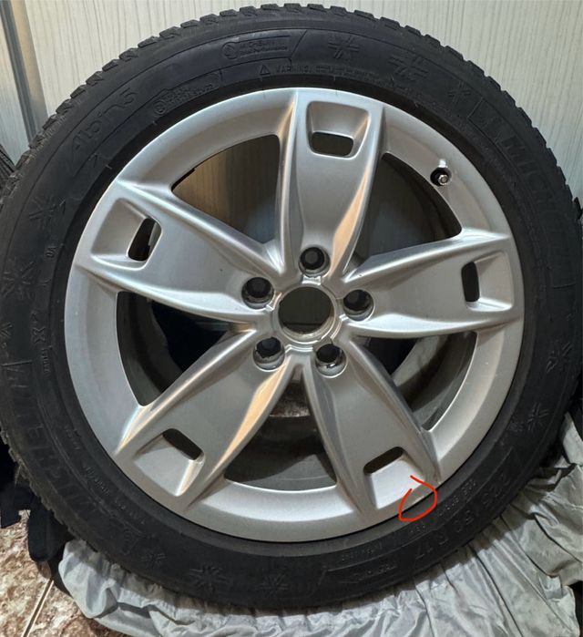 Jante Audi A3 VW Golf skoda seat originale pe 17 roti 5x112