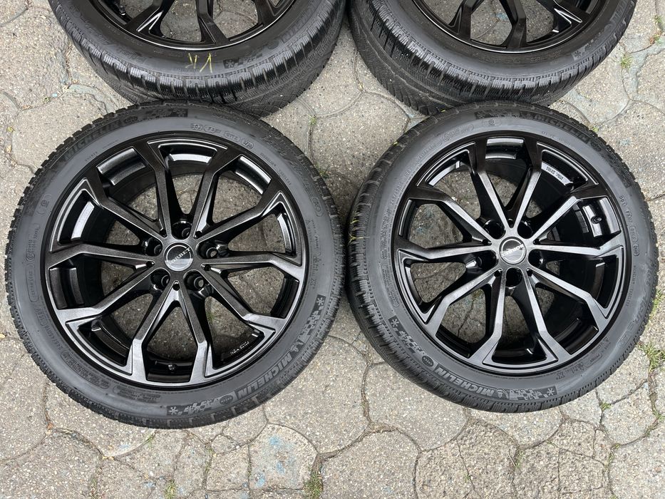 Jante aliaj 5x112mm, anvelope 245/45 R18 Audi A4 B8 B9, A6 C6 C7, A5, A7 A8, VW Seat Skoda Mercedes BMW