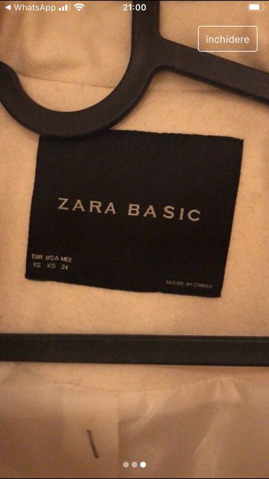 Palton Zara stare f buna