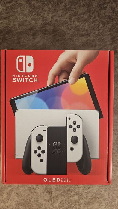 NINTENDO Switch OLED White + Everybody 1-2-Switch!