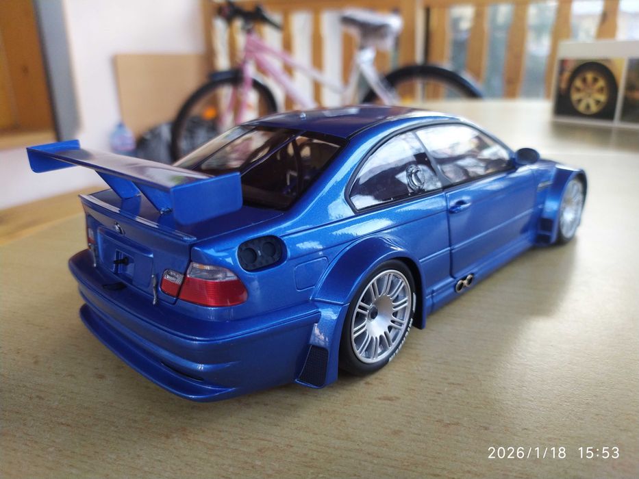 1:18 Метален модел на BMW M3 GTR Street Version Е46 - Minichamps