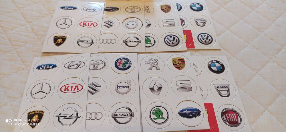 Joc de memorie "Mărci de mașini"