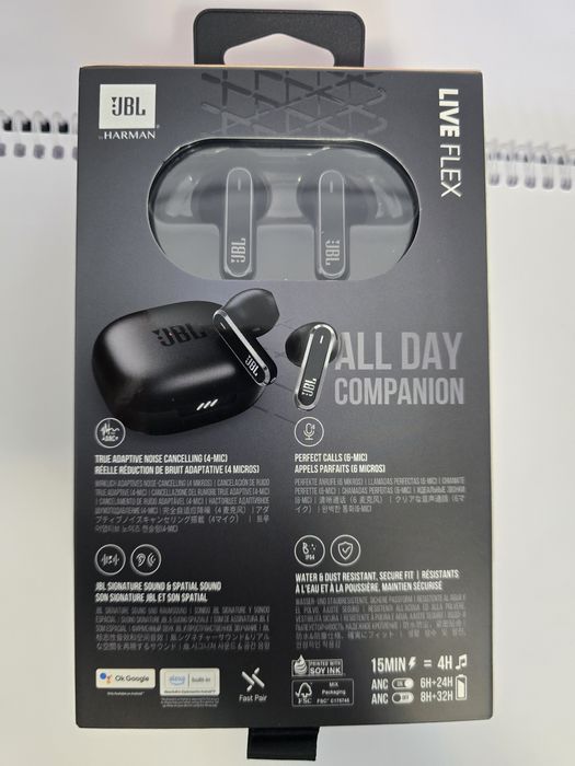 Căști Bluetooth JBL Live Flex – noi, sigilate