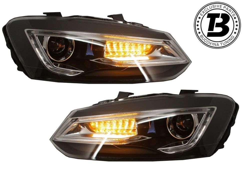 Faruri compatibile cu VW Polo 6R 6C Devil Eye Design