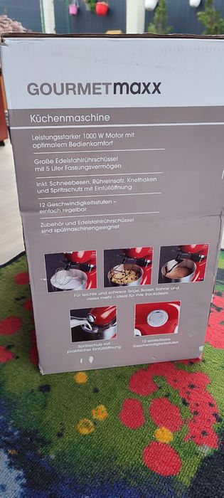 Mixer planetar Zass ZPSM-15, 1000W, bol inox 5L, 12 viteze