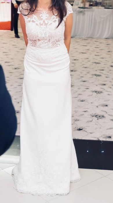 Rochie mireasa 36-S,  - pret initial: 4800/ CADOU: voal 2-3 m lungime