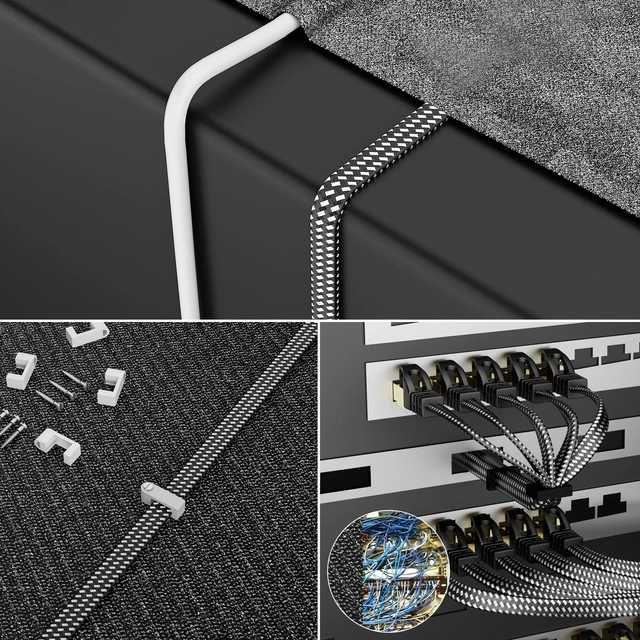 Cablu Ethernet Cat 8 ARISKEEN, 50m, 40 Gbps, S/FTP si Conectori RJ45