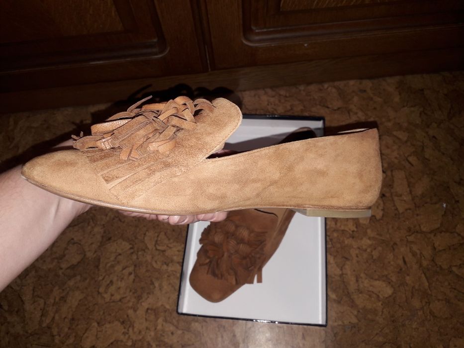 Замшевые туфли Испания 39р