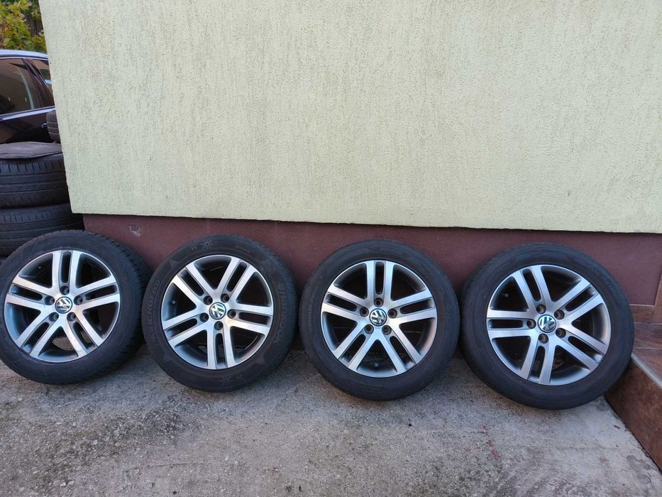Jante aliaj 205/55/16 de vara 5x112 pt VW Golf 5/6/7,Skoda, Audi, Seat