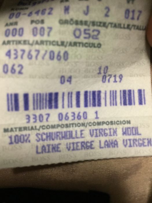 Костюм Hugo Boss original, размер 52(XL)