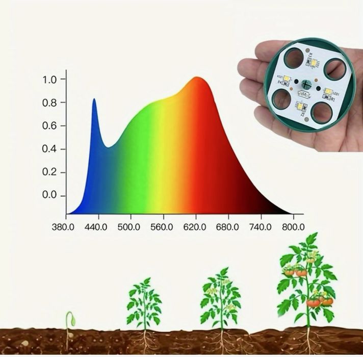 Мини парник с фитолампой для рассады