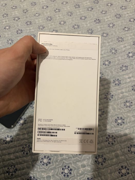 Iphone 15 pro max 256