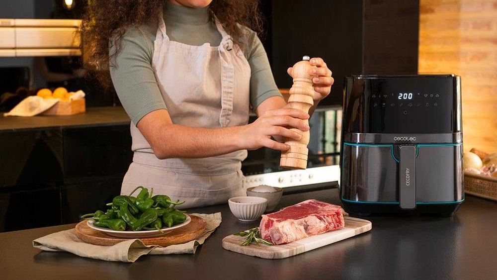 Фритюрник/еър фрайър с горещ въздух Cecotec Cecofry диетичен 5.5л