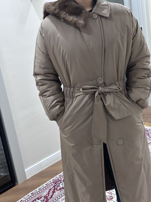 Куртка с норковым воротником