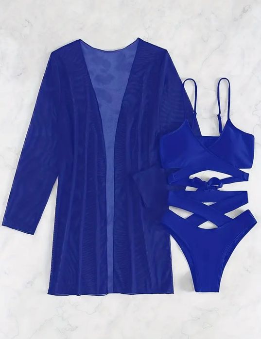 Продам купальник с накидкой