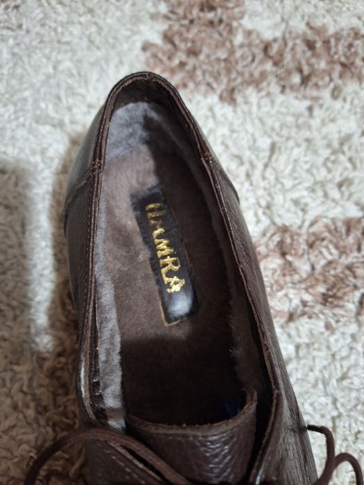 Зимние мужские туфли