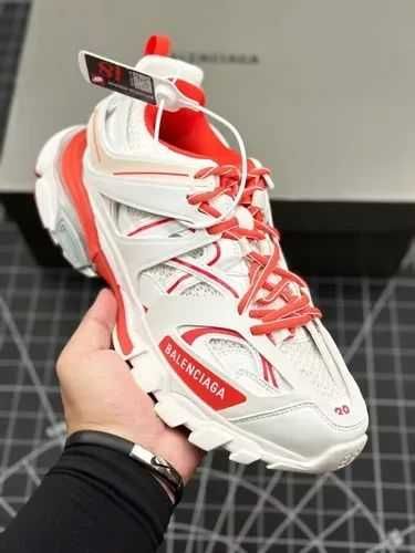 Balenciaga Track Sneaker "White/Red"