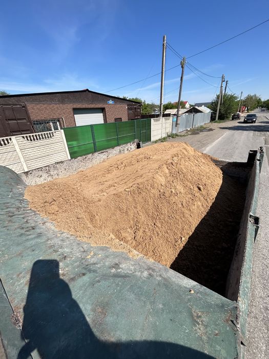 Песок балласт щебень
