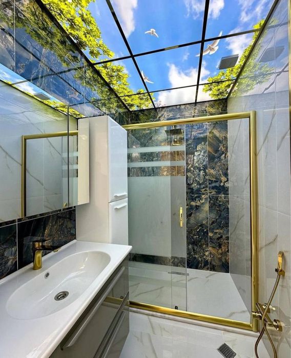 Оргстекло,душавой кабина, витраж