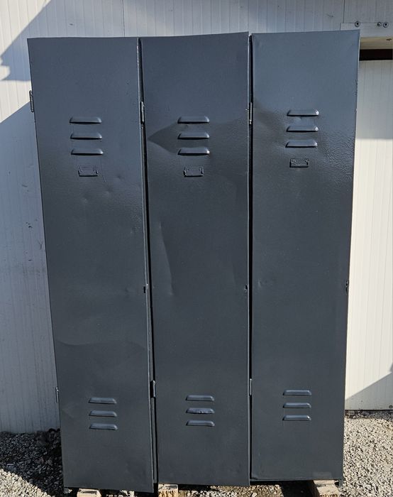 Dulap / Fișet metalic industrial cu 3 usi