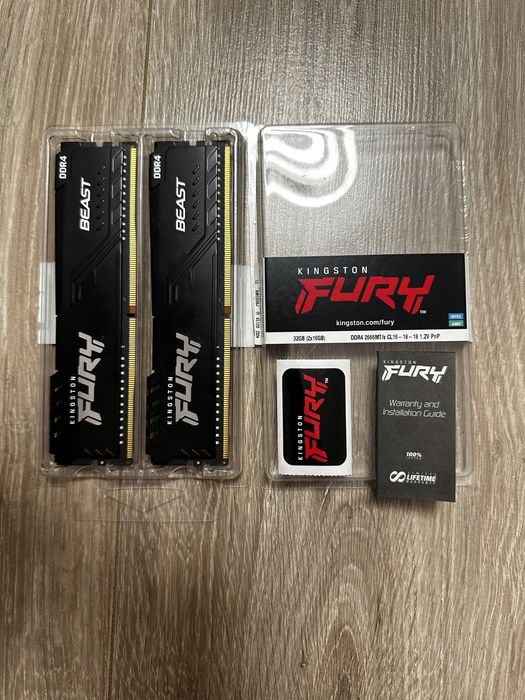 ОЗУ Kingston fury beast 32gb