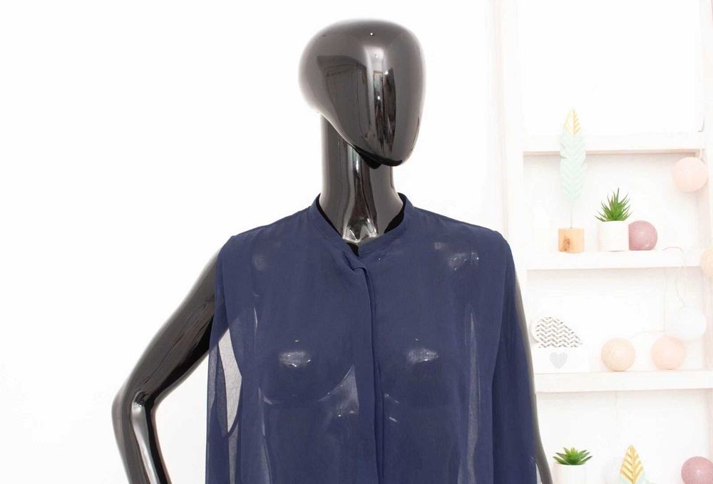 ACNE оригинална дамска блуза коприна прозрачна 38 S