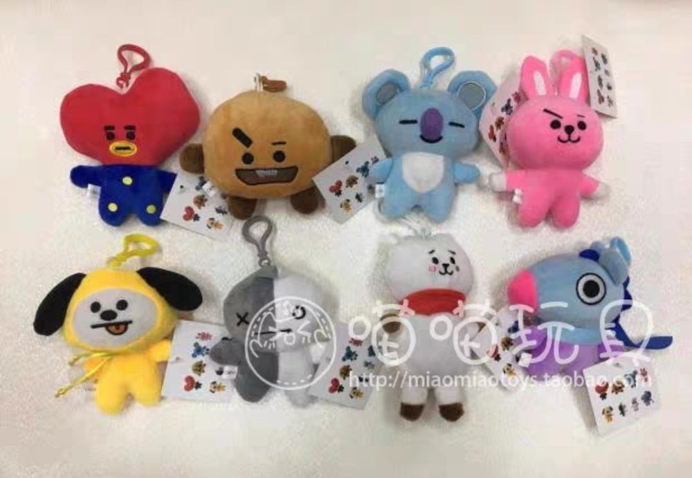 Игрушки плюшевые BT21