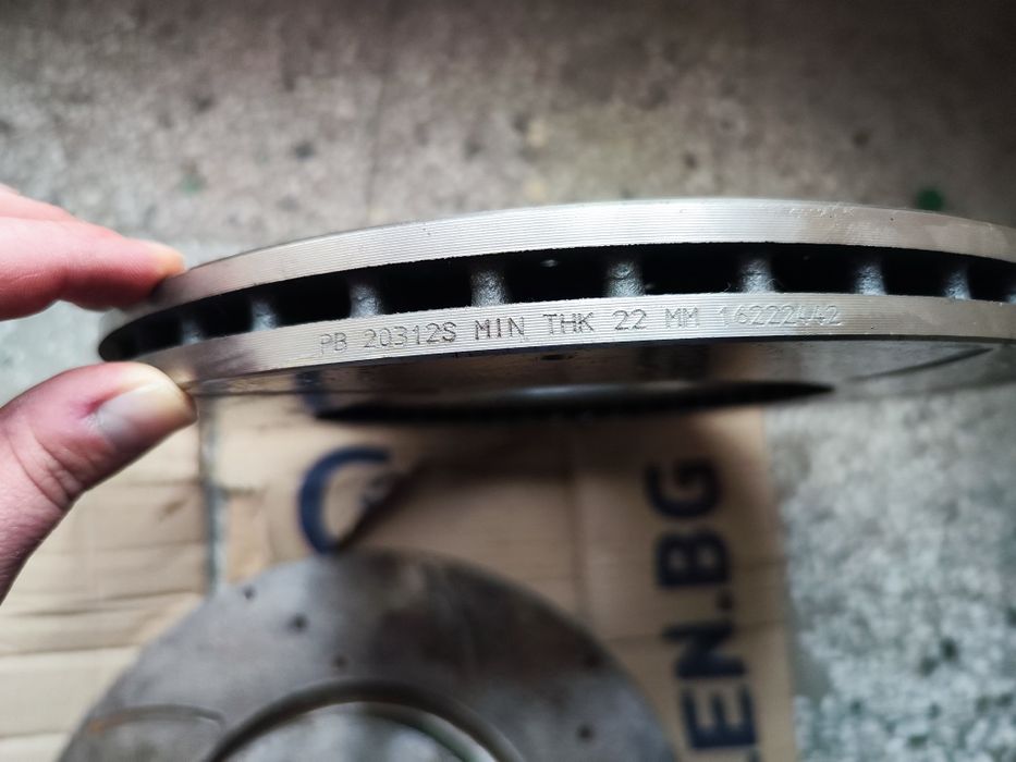 Двойно вентилирани дискове 5х112/5х110