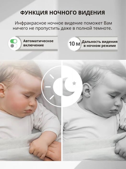 Видеоняня беспроводная с монитором, Видеоняня, радионяня