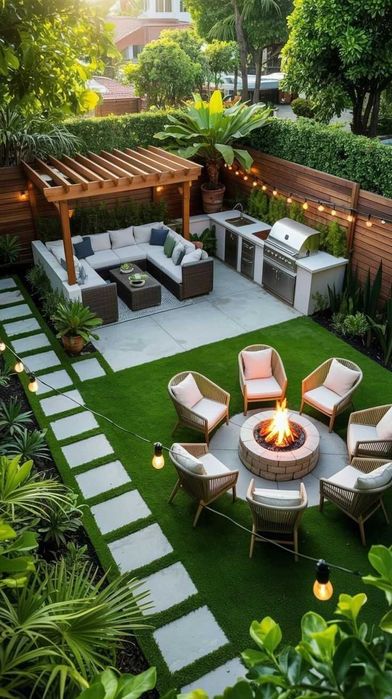 Bog' Terassa va hovli tashqarisiga mebellar