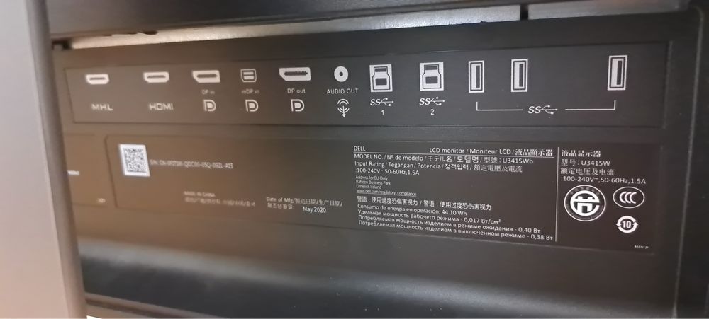 Monitor Dell 34 inch