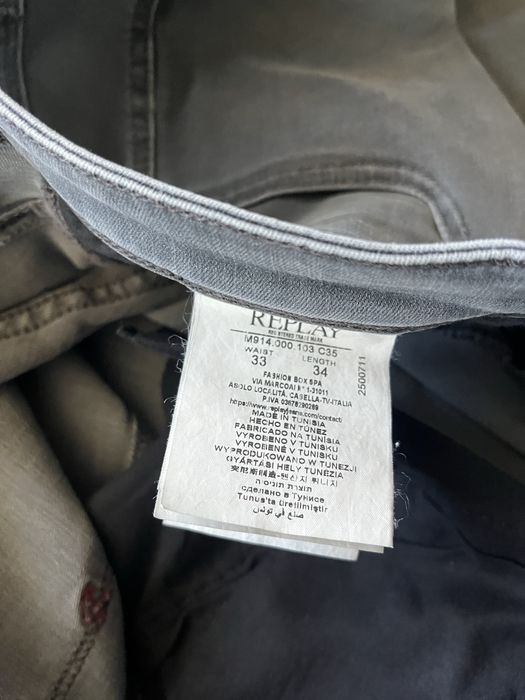 REPLAY : Anbass Power Stretch  - НОВИ 32-33 Slim / Оригинал