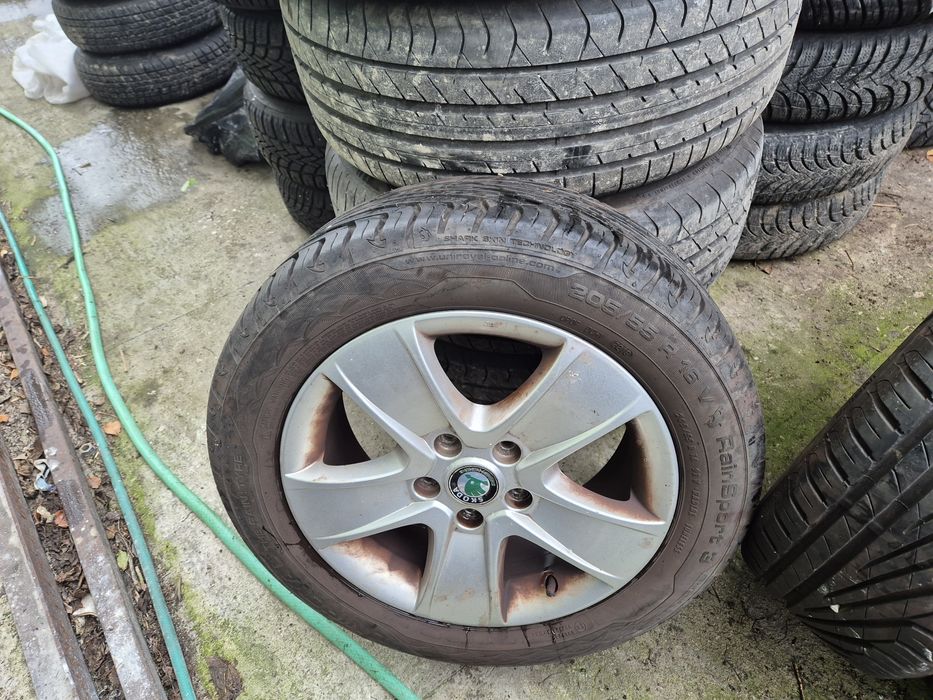 4бр летни гуми унироял/205-55-16/ 2018г/7мм грайфер/