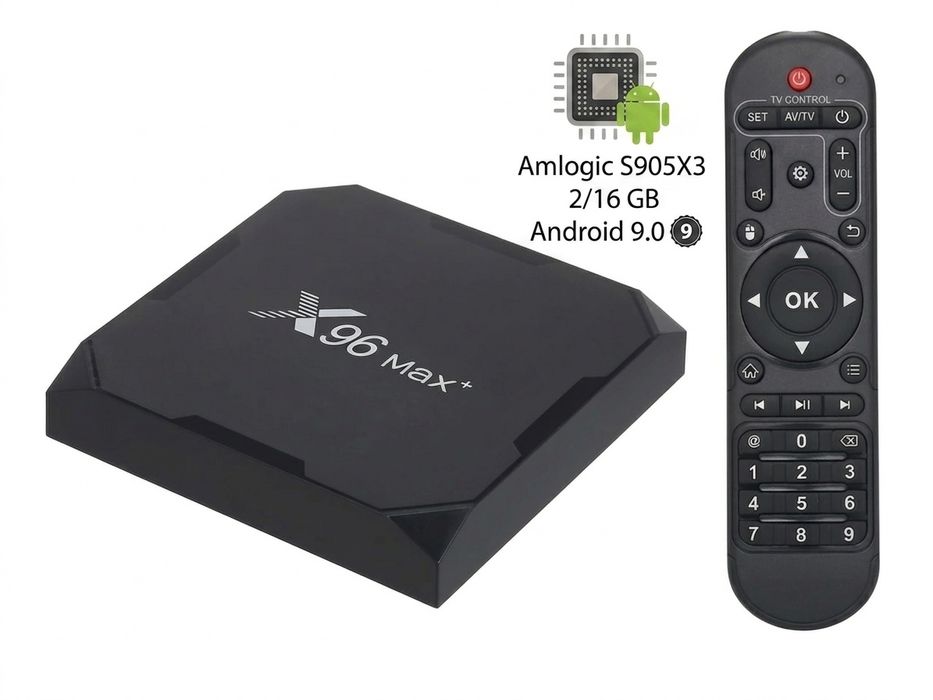 X96 Max+ Smart TV Box (Amlogic S905X3 / 2GB RAM / 16GB ROM)

О‌ддий те