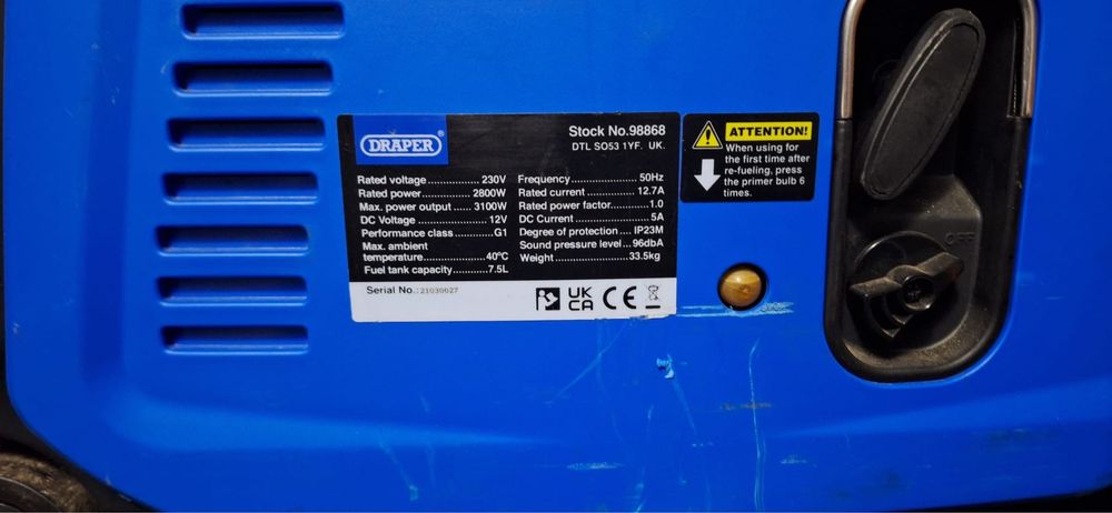 Generator portabil 3100W