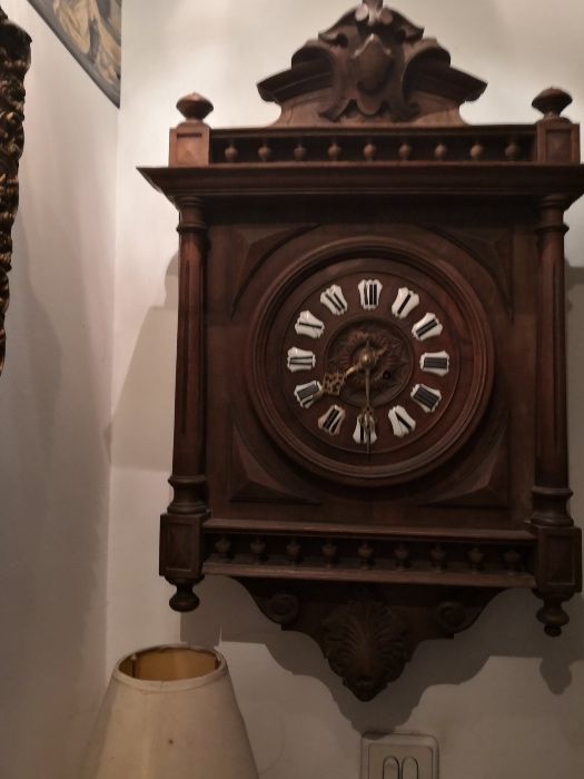 ПРЕКРАСНА колекция (14 броя+6 бр) механични редки СТЕННИ часовници