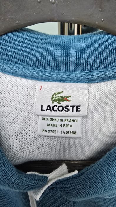 LACOSTE  мъжка тениска с якичка L-XL размер