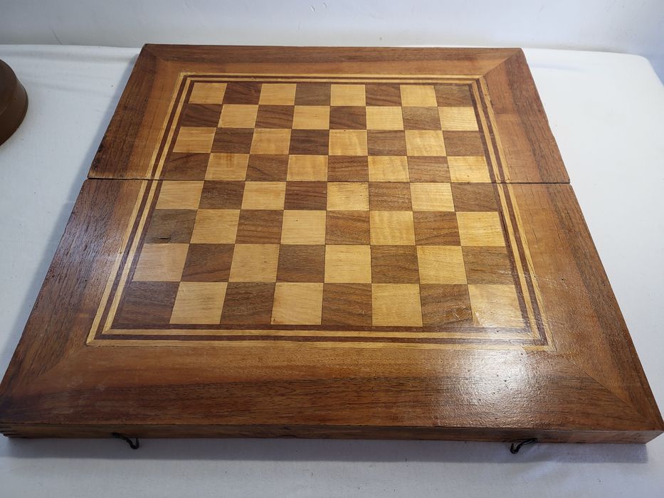 #1 Дървен шах и табла