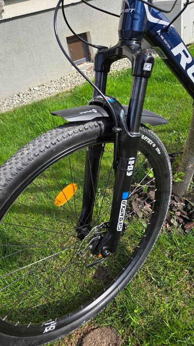 Bicicletă MTB Romet Mustang M5 XL/21 inch, roți 29”, Shimano Deore, practic nouă