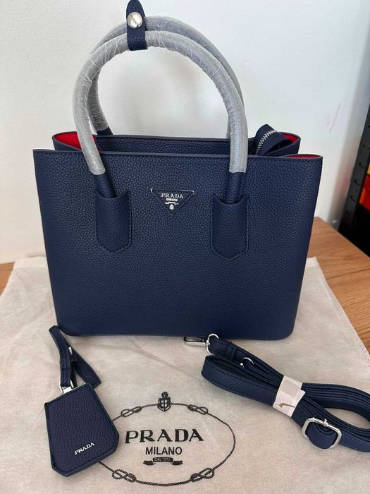 Geantă Prada Albastră | Blue | Design Elegant Premium | Nouă
