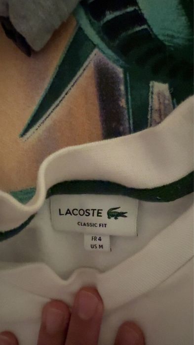 Блуза на Lacoste(бяла)