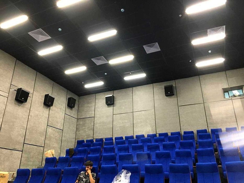 Акустика и звукоизоляция для кинотеатров, потолки стены перегородки