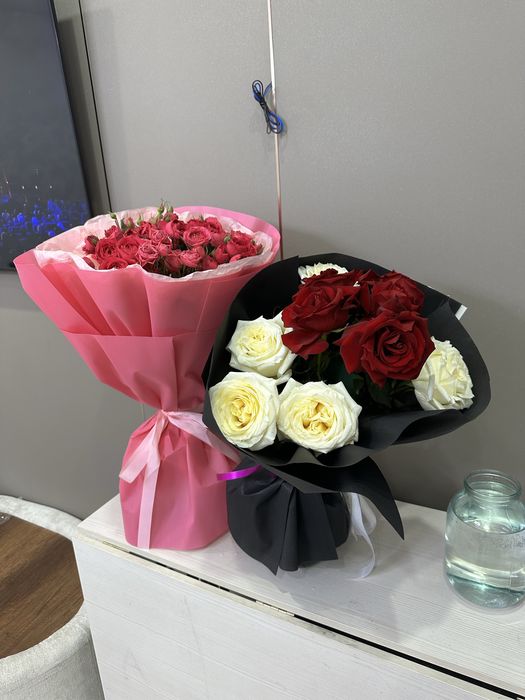 Цветы свежие розы