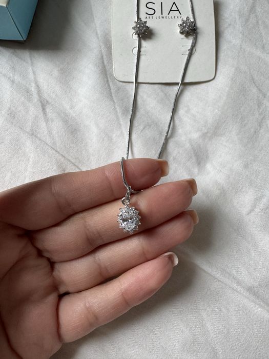 Set bijuterii argintii