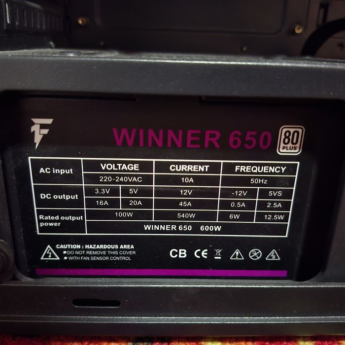 Продам блок питания Winner 650