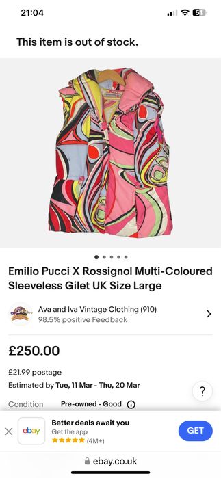 Geacă de ski  superbă Emilio Pucci