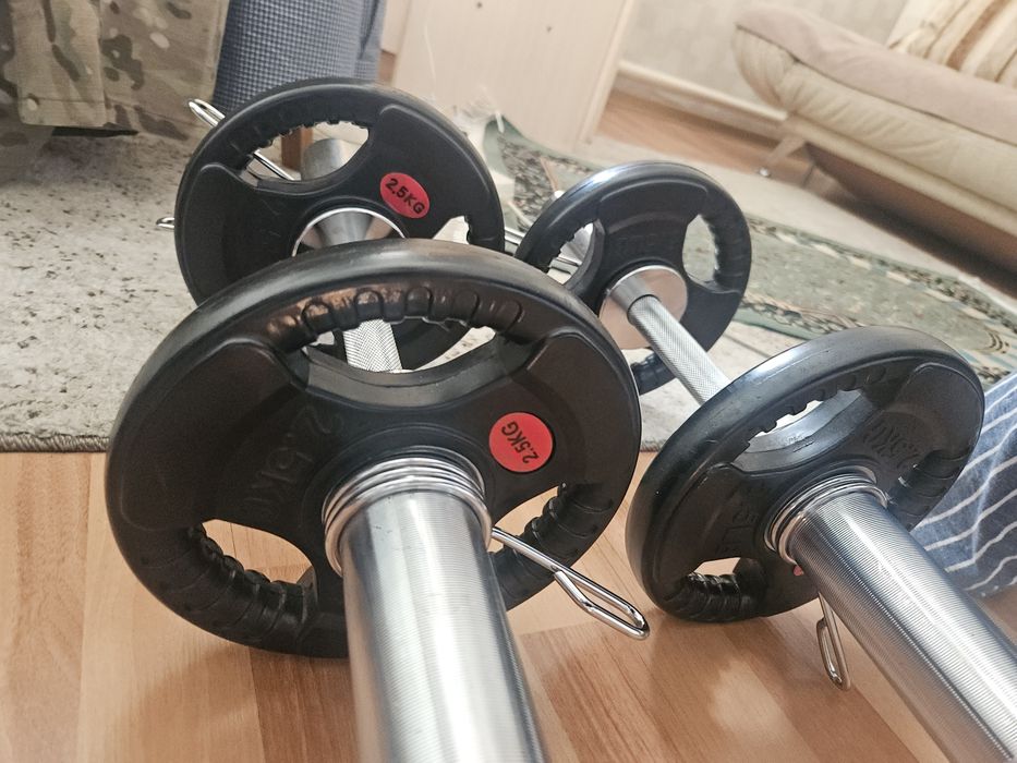 Продам гантели с гриффом