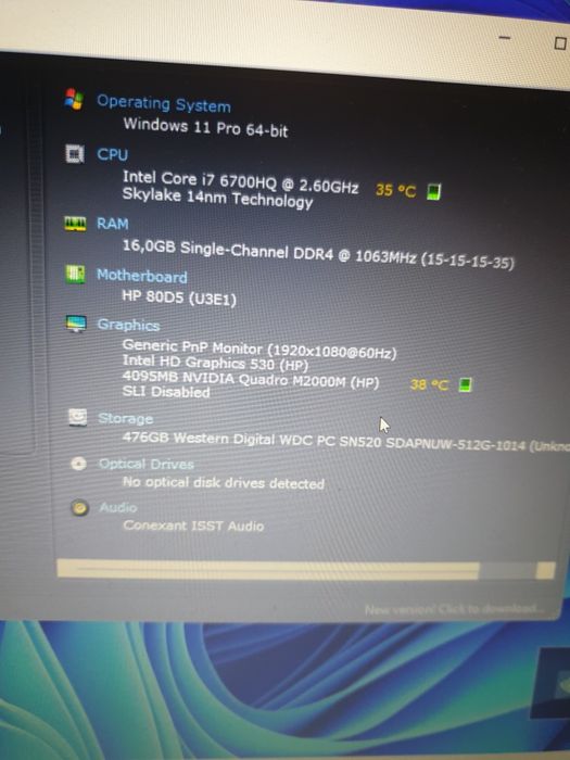Laptop i7 gaming 16gb ram ddr4,ssd 500 si 4gb video