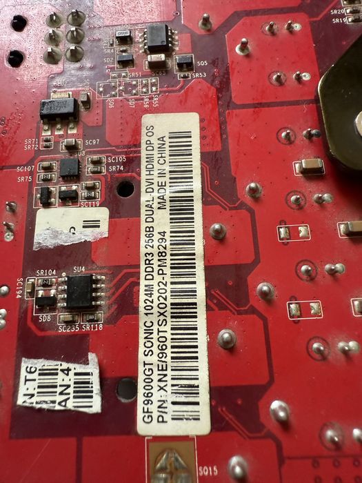 Видеокарта NVIDIA GeForce 9600 GT 1GB