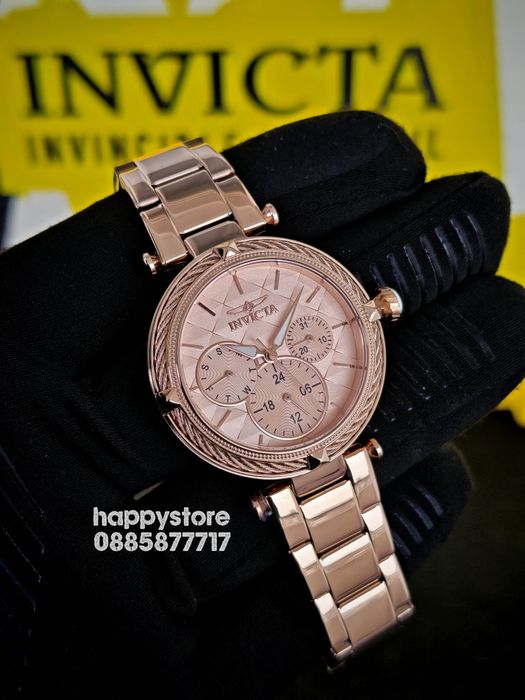 INVICTA Eterna Rose gold 36 mm, нов дамски часовник